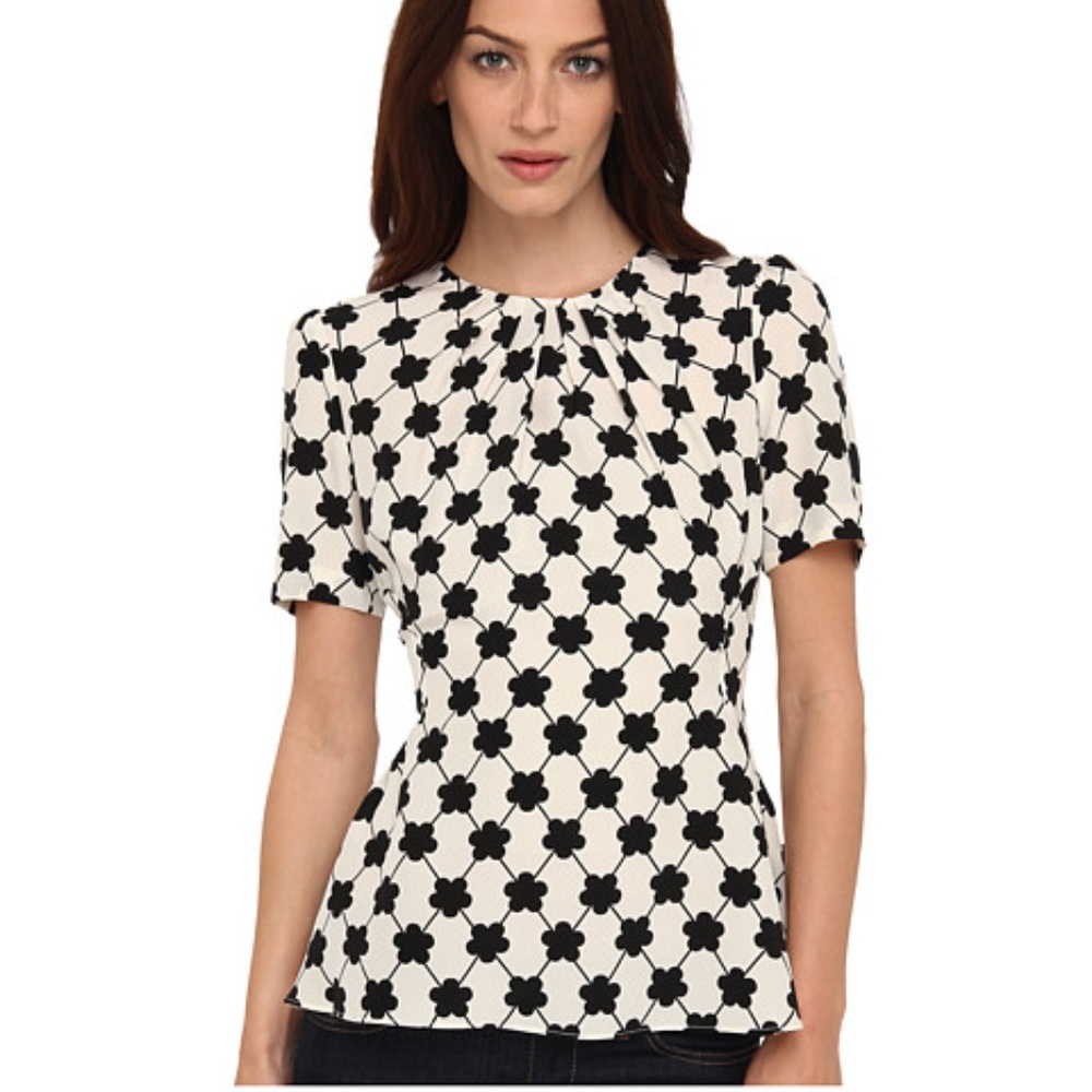 Kate Spade All That Glitters Tulip Top Blouse NWOT